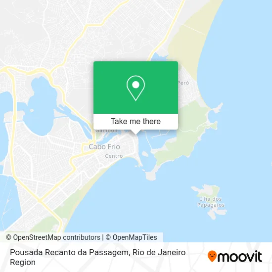 Pousada Recanto da Passagem map