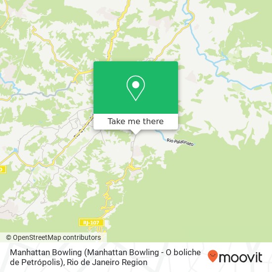 Manhattan Bowling (Manhattan Bowling - O boliche de Petrópolis) map