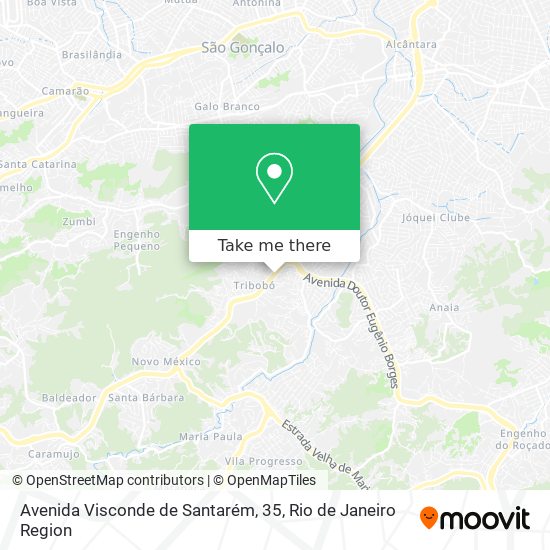 Mapa Avenida Visconde de Santarém, 35