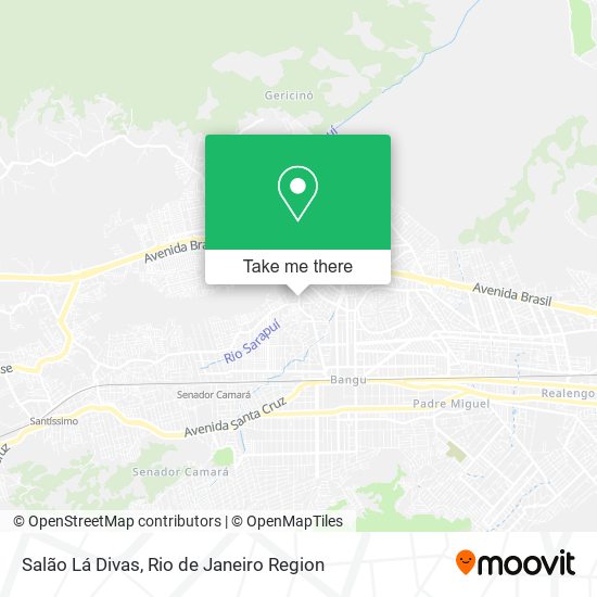 Salão Lá Divas map