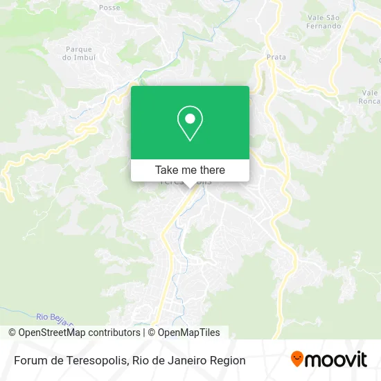 Forum de Teresopolis map