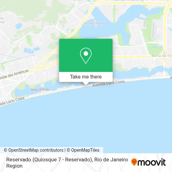 Reservado (Quiosque 7 - Reservado) map