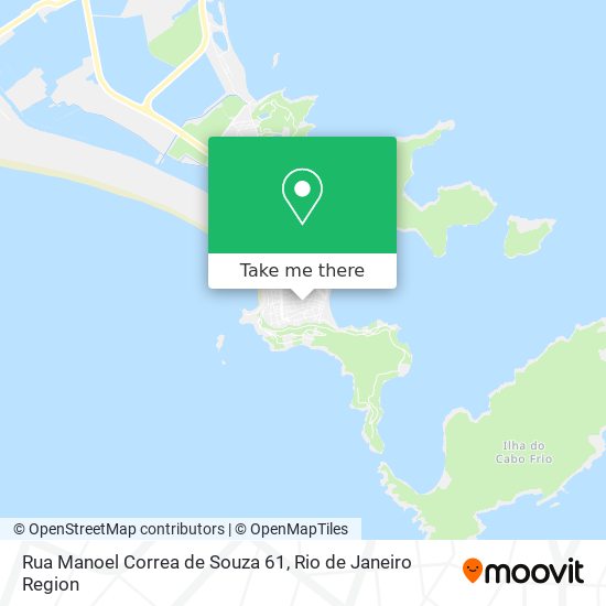Mapa Rua Manoel Correa de Souza 61