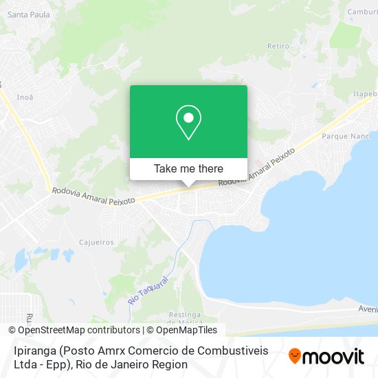 Ipiranga (Posto Amrx Comercio de Combustiveis Ltda - Epp) map