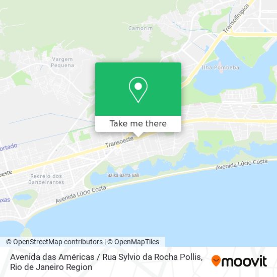 Avenida das Américas / Rua Sylvio da Rocha Pollis map