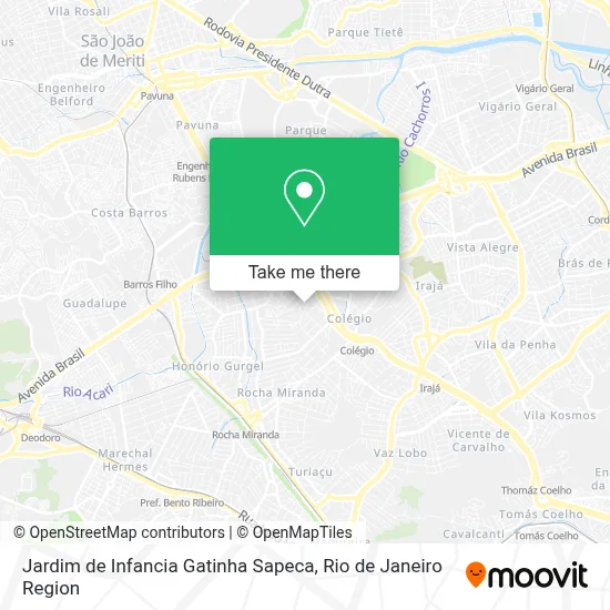 Jardim de Infancia Gatinha Sapeca map