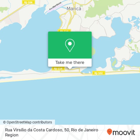 Mapa Rua Virsílio da Costa Cardoso, 50