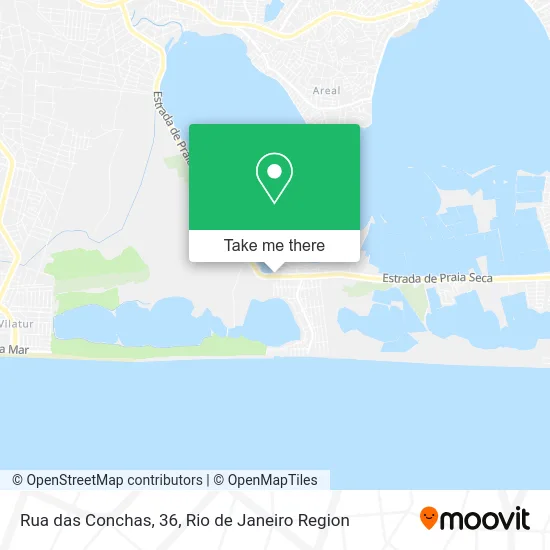 Rua das Conchas, 36 map
