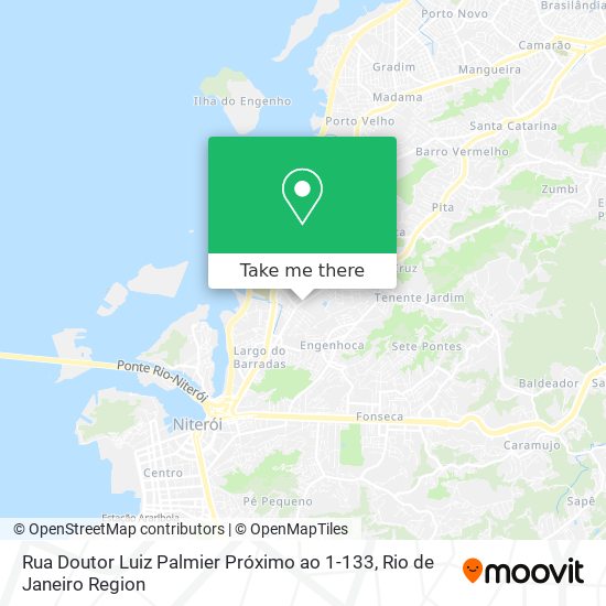 Mapa Rua Doutor Luiz Palmier Próximo ao 1-133