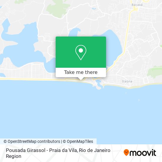 Mapa Pousada Girassol - Praia da Vila