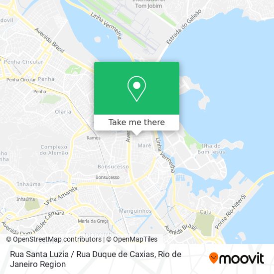 Rua Santa Luzia / Rua Duque de Caxias map