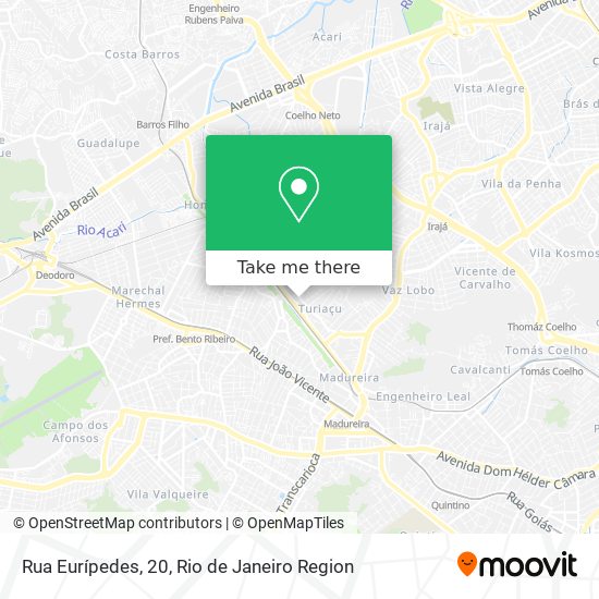 Rua Eurípedes, 20 map