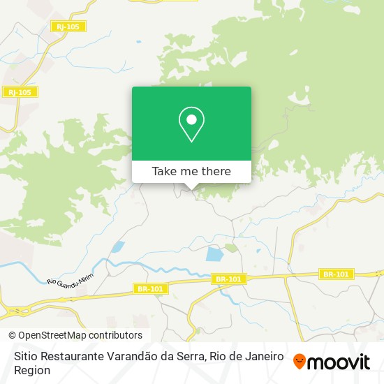 Sitio Restaurante Varandão da Serra map