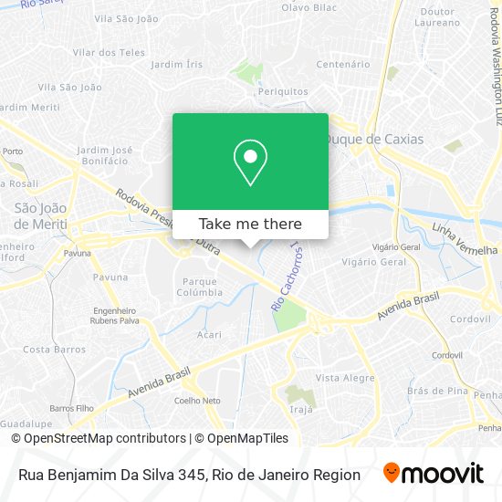 Rua Benjamim Da Silva 345 map