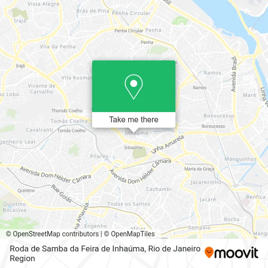 Roda de Samba da Feira de Inhaúma map