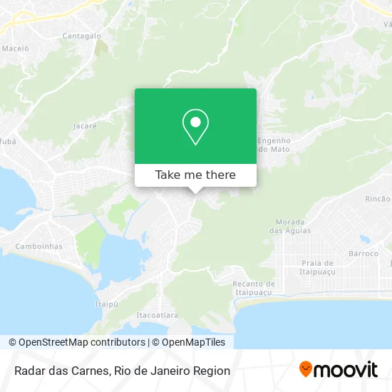 Radar das Carnes map