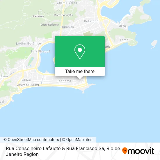 Rua Conselheiro Lafaiete & Rua Francisco Sá map