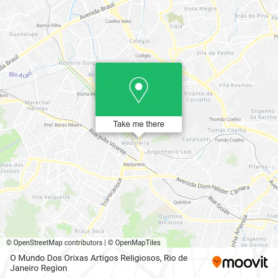 O Mundo Dos Orixas Artigos Religiosos map