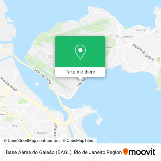 Base Aérea do Galeão (BAGL) map