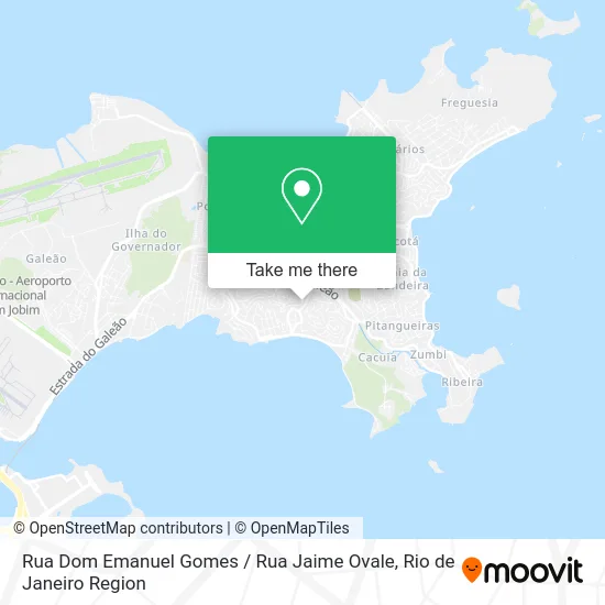 Rua Dom Emanuel Gomes / Rua Jaime Ovale map