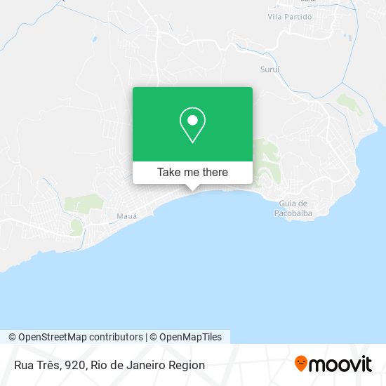 Rua Três, 920 map