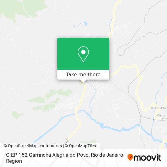 CIEP 152 Garrincha Alegria do Povo map