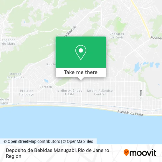 Deposito de Bebidas Manugabi map