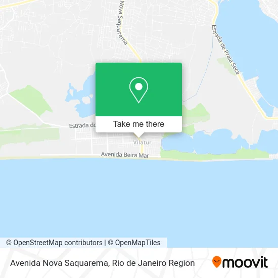 Avenida Nova Saquarema map