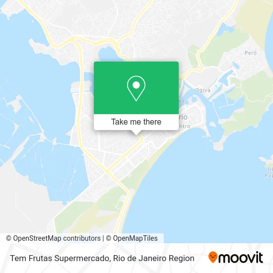 Tem Frutas Supermercado map