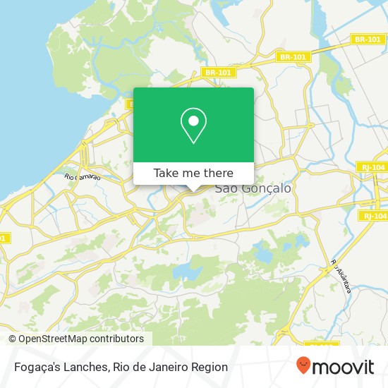 Fogaça's Lanches map