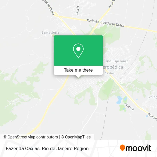 Fazenda Caxias map