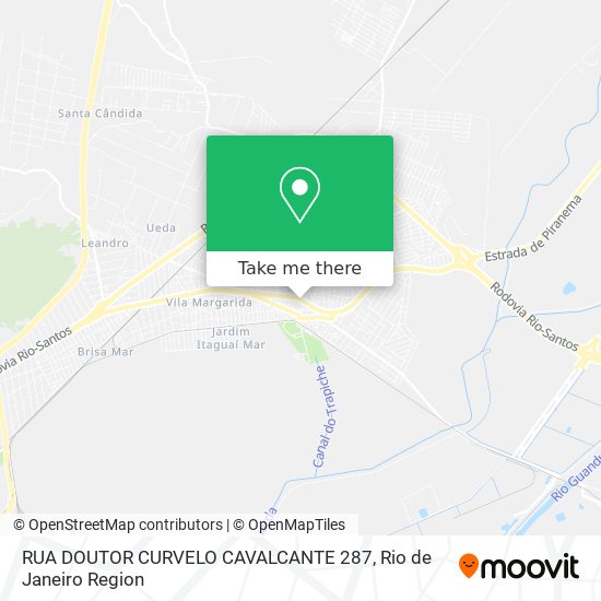 Mapa RUA DOUTOR CURVELO CAVALCANTE 287