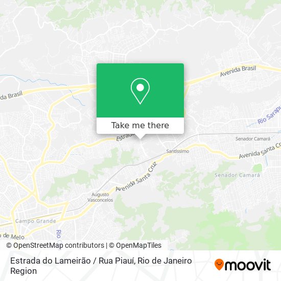 Estrada do Lameirão / Rua Piauí map