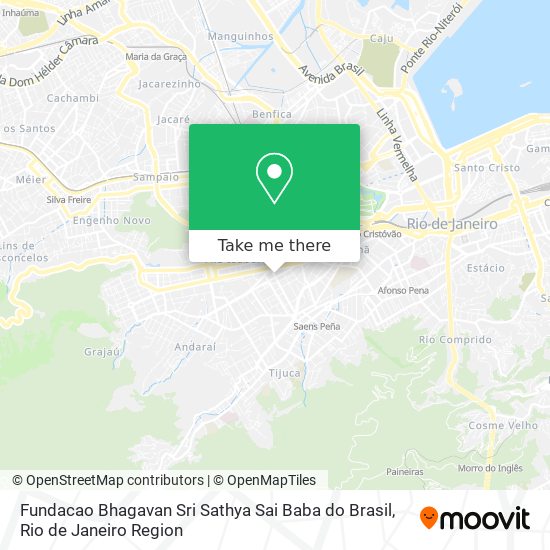 Fundacao Bhagavan Sri Sathya Sai Baba do Brasil map