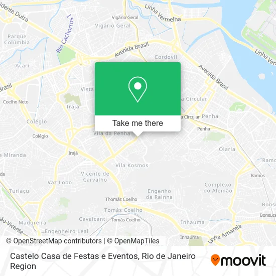 Castelo Casa de Festas e Eventos map