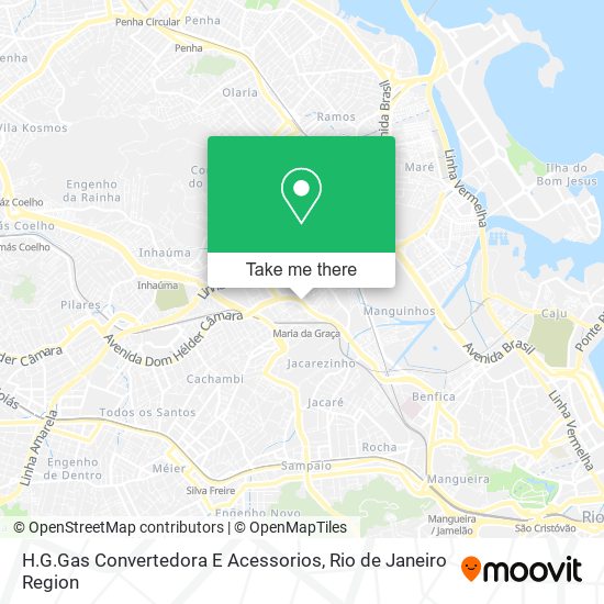 H.G.Gas Convertedora E Acessorios map