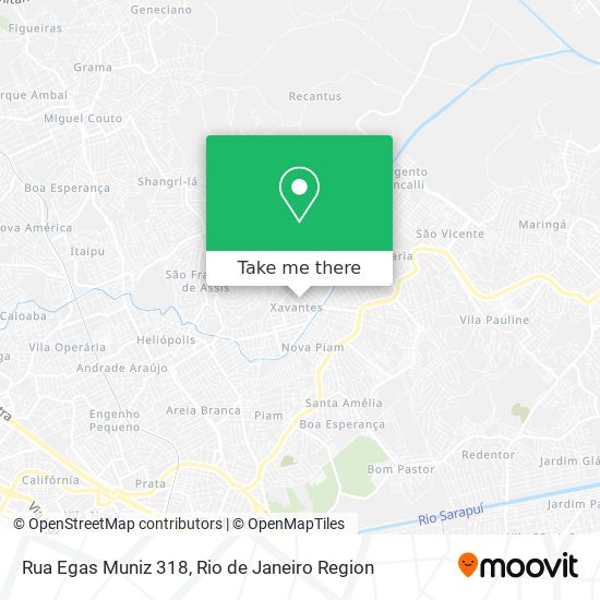 Rua Egas Muniz 318 map