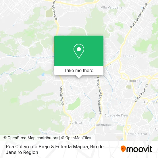 Rua Coleiro do Brejo & Estrada Mapuá map