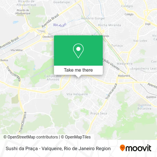Sushi da Praça - Valqueire map