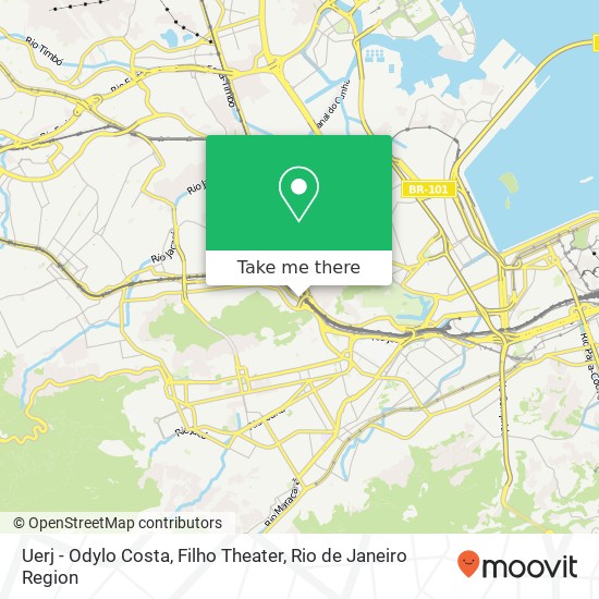 Uerj - Odylo Costa, Filho Theater map