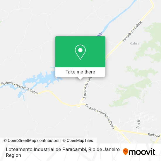 Loteamento Industrial de Paracambi map