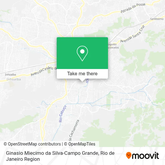 Ginasio Miecimo da Silva-Campo Grande map