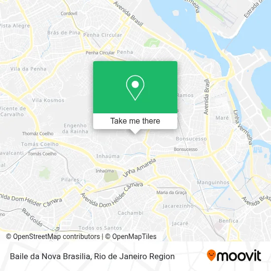 Baile da Nova Brasilia map