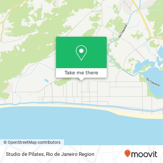 Studio de Pilates map