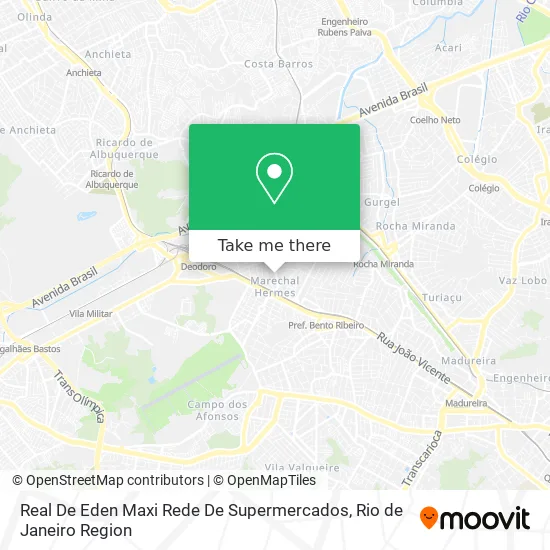 Real De Eden Maxi Rede De Supermercados map
