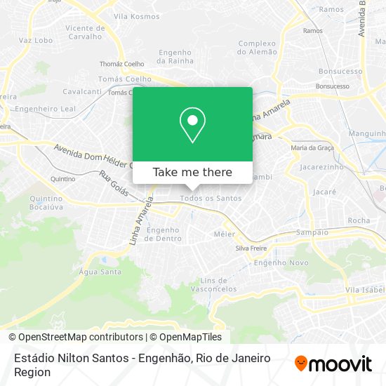 Mapa Estádio Nilton Santos - Engenhão