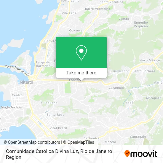 Comunidade Católica Divina Luz map