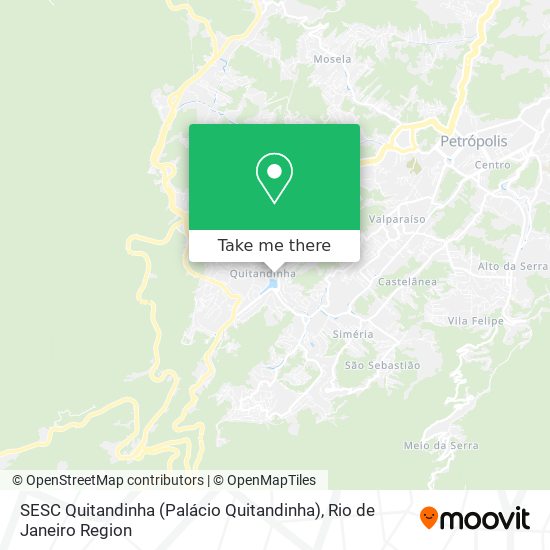 SESC Quitandinha (Palácio Quitandinha) map