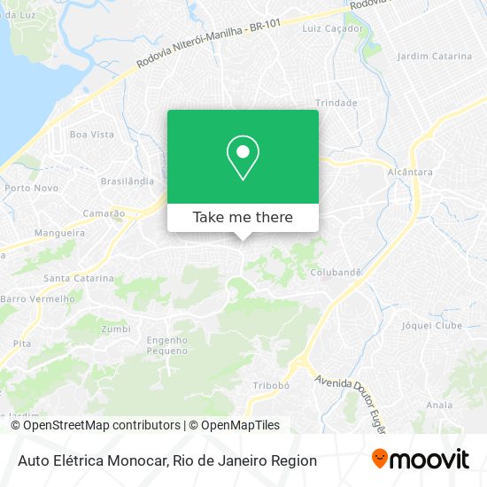 Auto Elétrica Monocar map