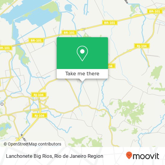 Lanchonete Big Rios map